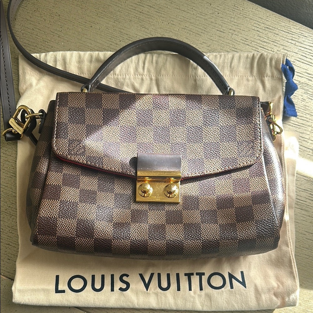 Louis Vuitton Checkered Brown Handbag